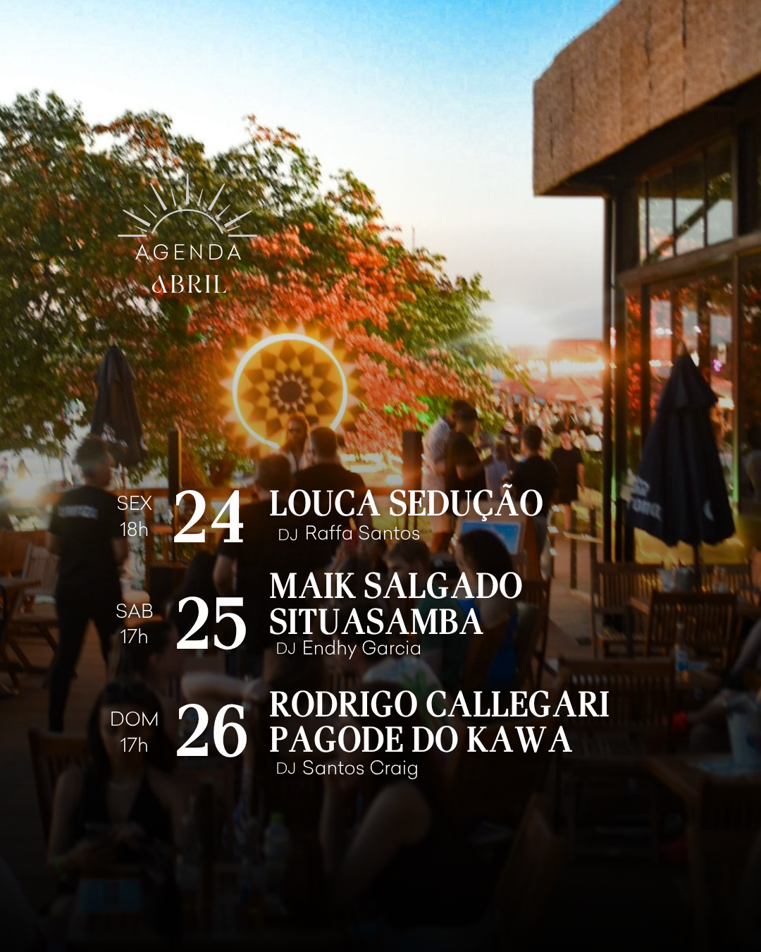 Agenda Abril – Semana 4